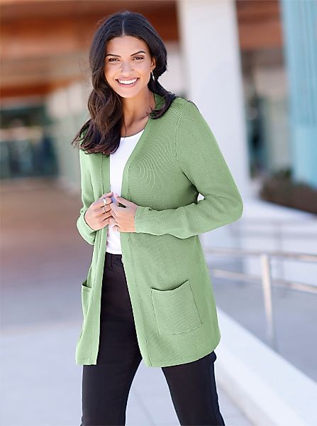 Sieh an! Strickjacke Longstrickjacke günstig online kaufen