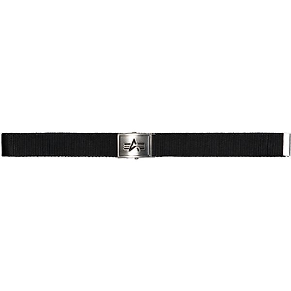 Alpha Industries  Gürtel Heavy Duty Logo Belt - black günstig online kaufen