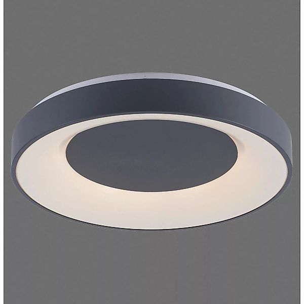 Just Light. LED-Deckenleuchte Lolasmart-Anika Schwarz App-steuerbar Ø 48 cm günstig online kaufen