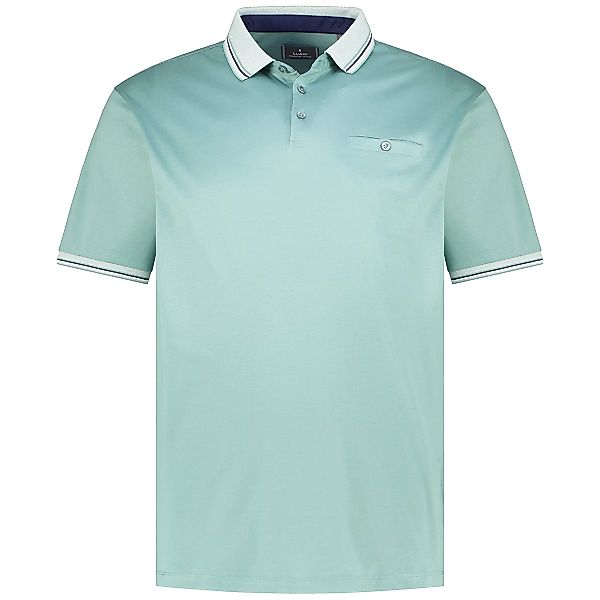 RAGMAN Poloshirt aus merzerisierter Baumwolle Farbe grün Größe: 5XL günstig online kaufen