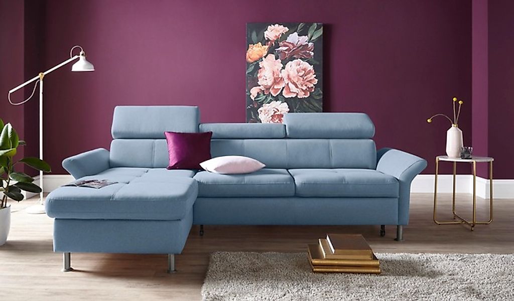 exxpo - sofa fashion Ecksofa »Maretto, bequem & komfortabel, bodenfrei, Bre günstig online kaufen