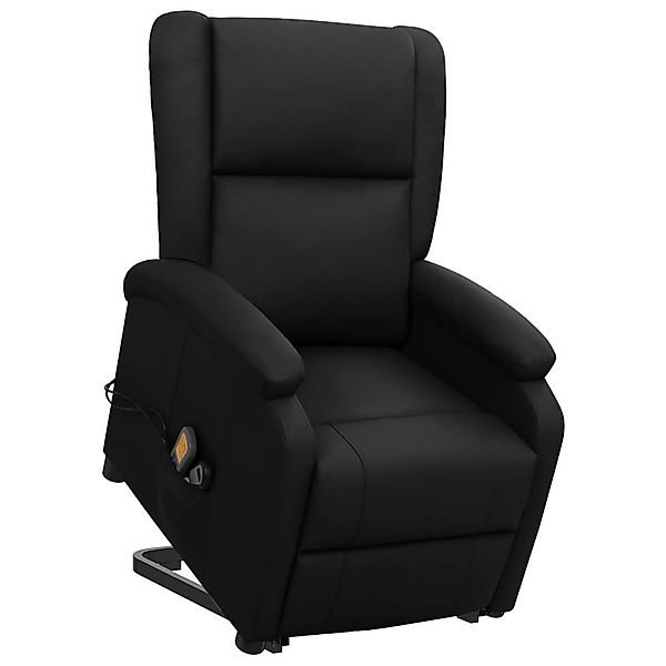 vidaXL Sessel Aufstehsessel Schwarz Kunstleder (1-St) günstig online kaufen