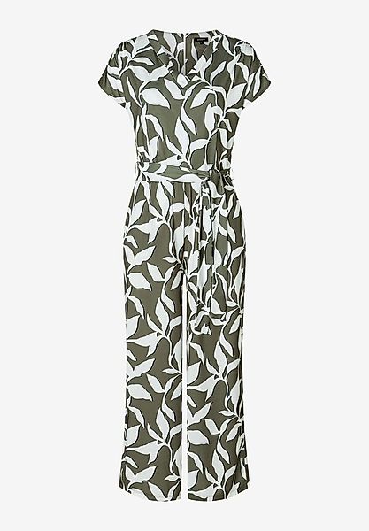 Jersey-Jumpsuit, Blätterprint, Sommer-Kollektion günstig online kaufen