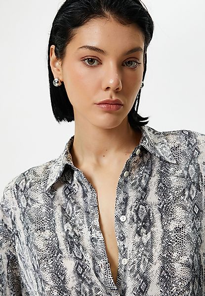 Koton Langarmshirt Hemdkragen Langärmelig Langarmshirt günstig online kaufen