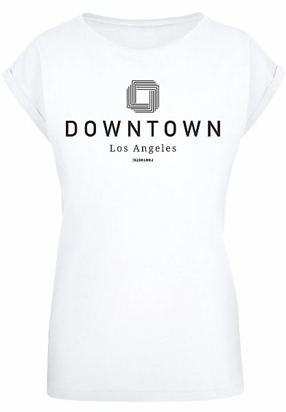 F4NT4STIC T-Shirt "PLUS SIZE Downtown LA Muster", Print günstig online kaufen