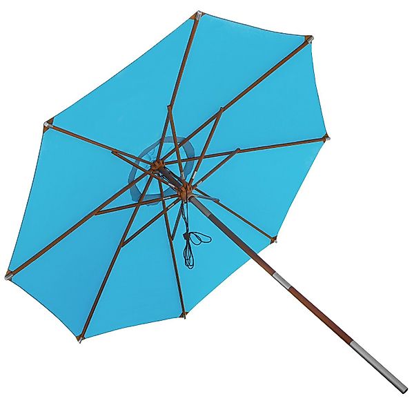 anndora-sonnenschirm Sonnenschirm 3m rund Knickbar Dreh-Kipp-Mechanismus, günstig online kaufen