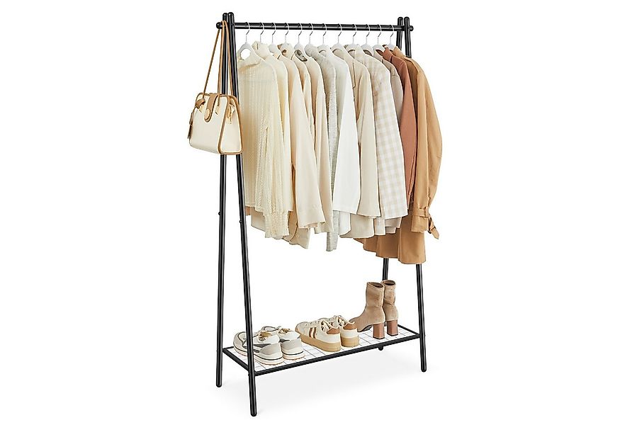 SONGMICS Kleiderständer, Garderobenständer, Kleiderstange, 92,5 x 33,5 x 15 günstig online kaufen