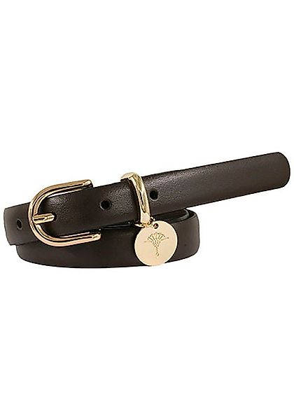 JOOP! Ledergürtel mit Dornschließe und Logo-Anhänger, Breite 2cm günstig online kaufen