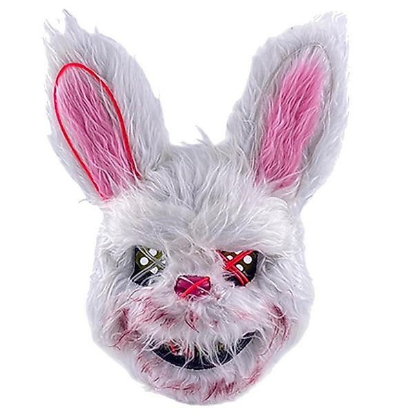 TK Gruppe Verkleidungsmaske Grusel Hase Maske – Horror Bunny Kostüm Accesso günstig online kaufen