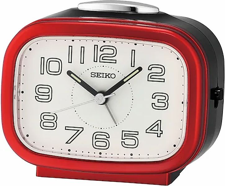 Seiko Quarzwecker »QHK060R«, Wecker, Schlafzimmer, Leuchtzeiger, Schlummerf günstig online kaufen