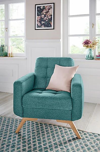 exxpo - sofa fashion Sessel »Fiord, Loungesessel«, aktuelles Design, tolle günstig online kaufen