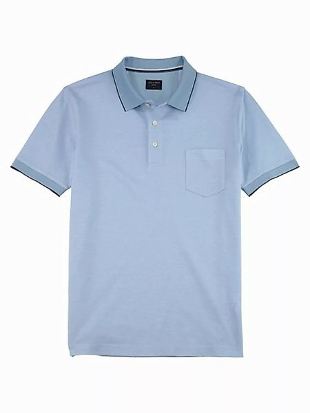 OLYMP Poloshirt Casual Two-Tone Piqué, Seitenschlitzen im Saum günstig online kaufen