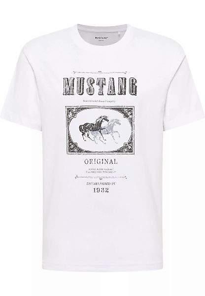 MUSTANG Kurzarmshirt "Herren Style Akron" günstig online kaufen