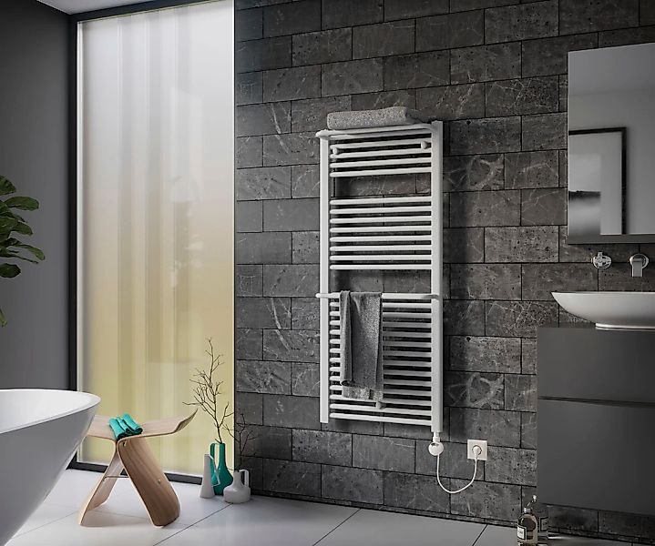 Ximax Elektrischer Badheizkörper "Plus, 1172 mm x 500 mm" 600 Watt, Heizsta günstig online kaufen