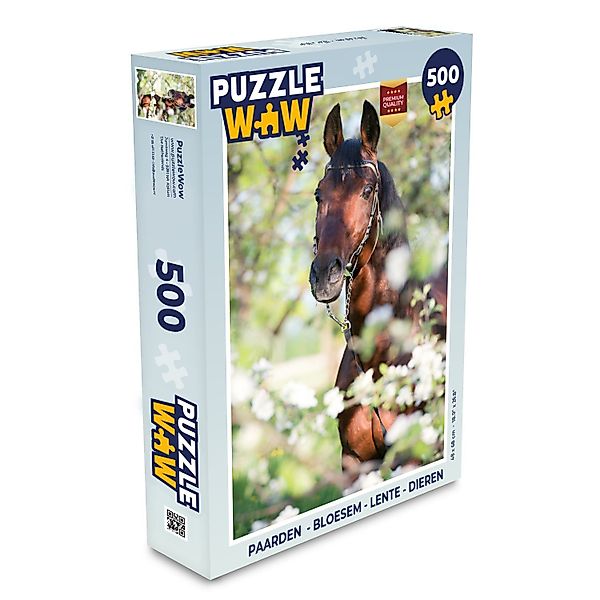 MuchoWow Puzzle Pferde - Blüte - günstig online kaufen