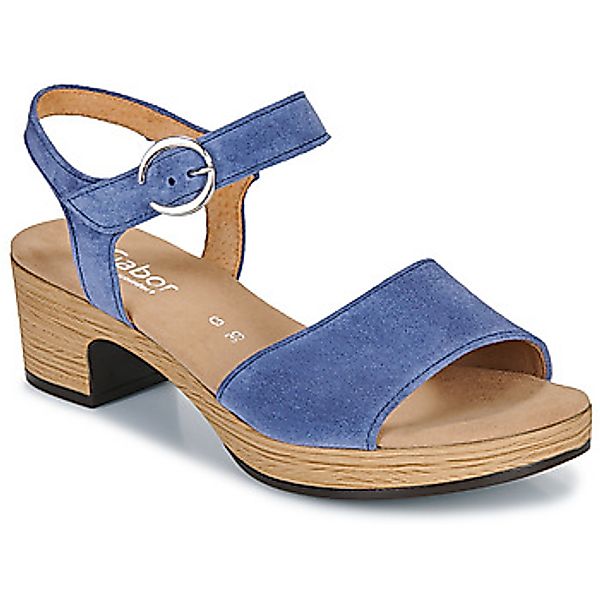 Gabor Sandalette "KRETA", Blockabsatz, Sommerschuh, Riemchensandale mit Gli günstig online kaufen