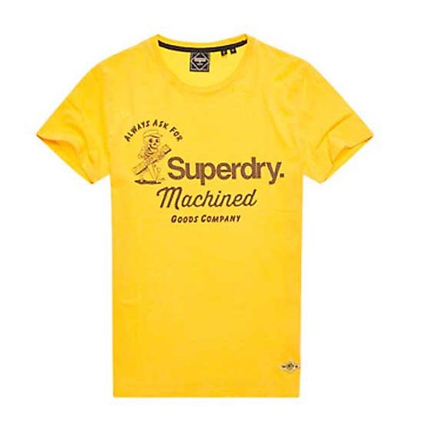 Superdry Core Logo Ac Kurzärmeliges T-shirt L Pigment Yellow günstig online kaufen