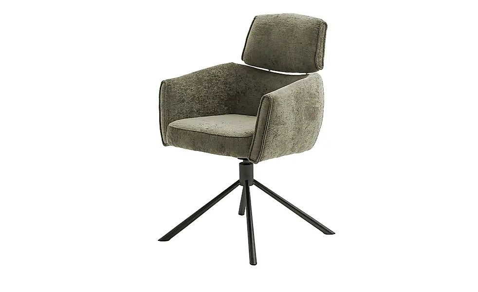 Jette Home Armlehnstuhl drehbar Becky ¦ grün ¦ Maße (cm): B: 61 H: 91 T: 64 günstig online kaufen