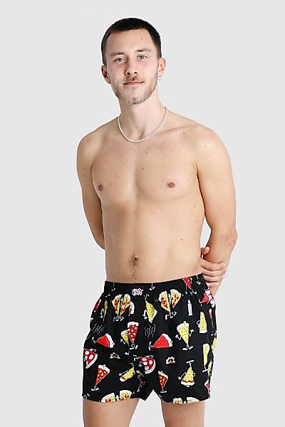 Lousy Livin Boxershorts "Pizza & Chilli" mit buntem Allover-Print günstig online kaufen