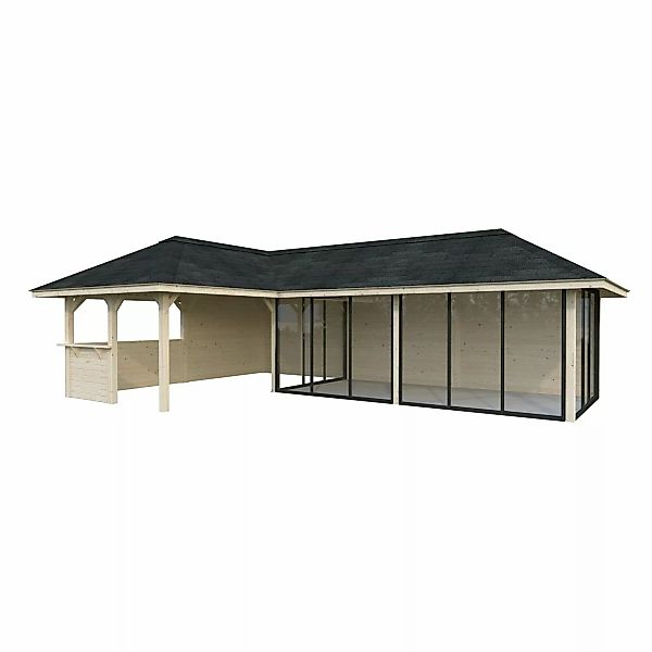 Palmako Pavillon Bianca Set221 Slide Transparent 876 cm x 588 cm FSC® günstig online kaufen