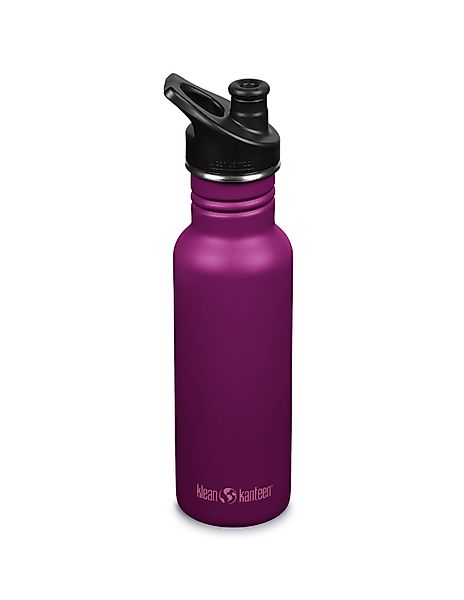 Klean Kanteen Edelstahl Trinkflasche Classic 532ml Sport Cap, purple potion günstig online kaufen