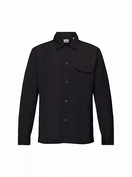 Esprit Langarmhemd Strukturiertes Langarmhemd günstig online kaufen