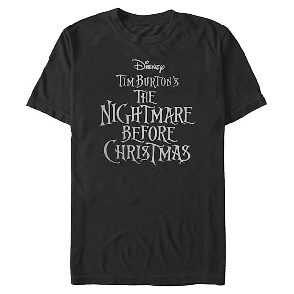 Disney Classics - Nightmare Before Christmas - Logo - Halloween - Männer T- günstig online kaufen