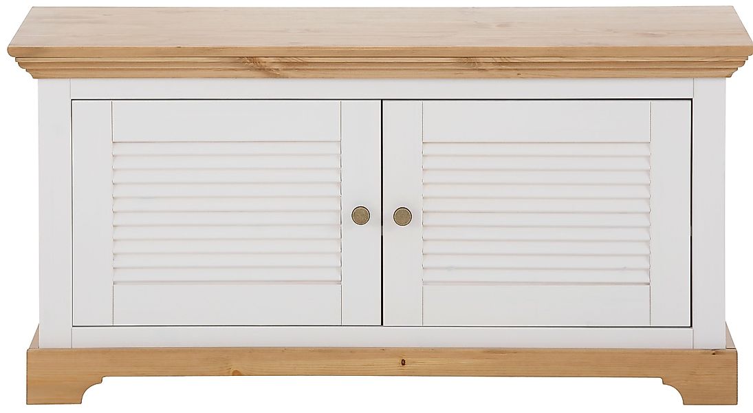 Home affaire Schuhbank "Ayanna", Sitzbank aus massiver Kiefer, FSC, Breite günstig online kaufen