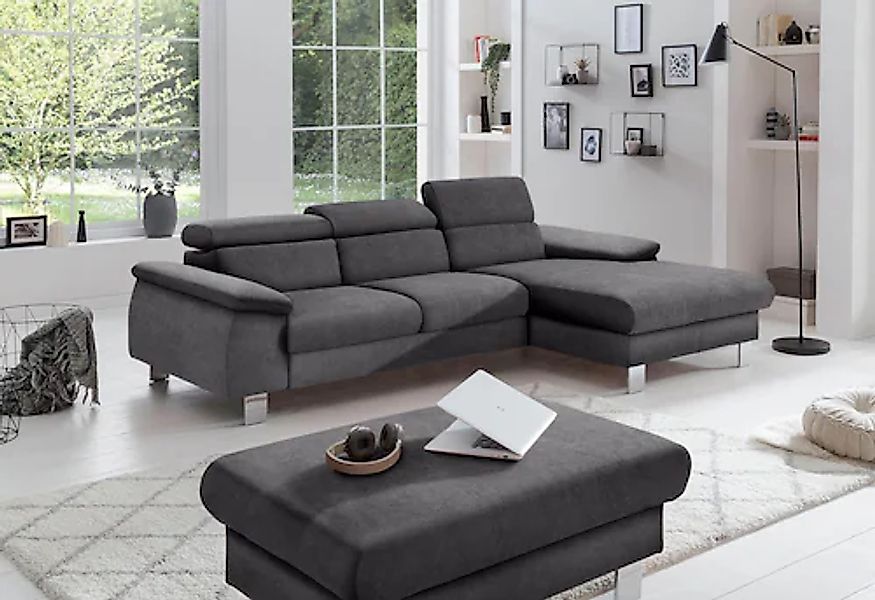 COTTA Polstergarnitur »Komaris L-Form«, (Set), Set bestehend aus: Ecksofa m günstig online kaufen