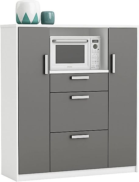 habeig Küchenbuffet Küchenschrank Singleküche Küchenregal Schrank günstig online kaufen