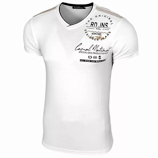 Baxboy T-Shirt Rundhals Vintage Kurzarm T-Shirt 1930 günstig online kaufen