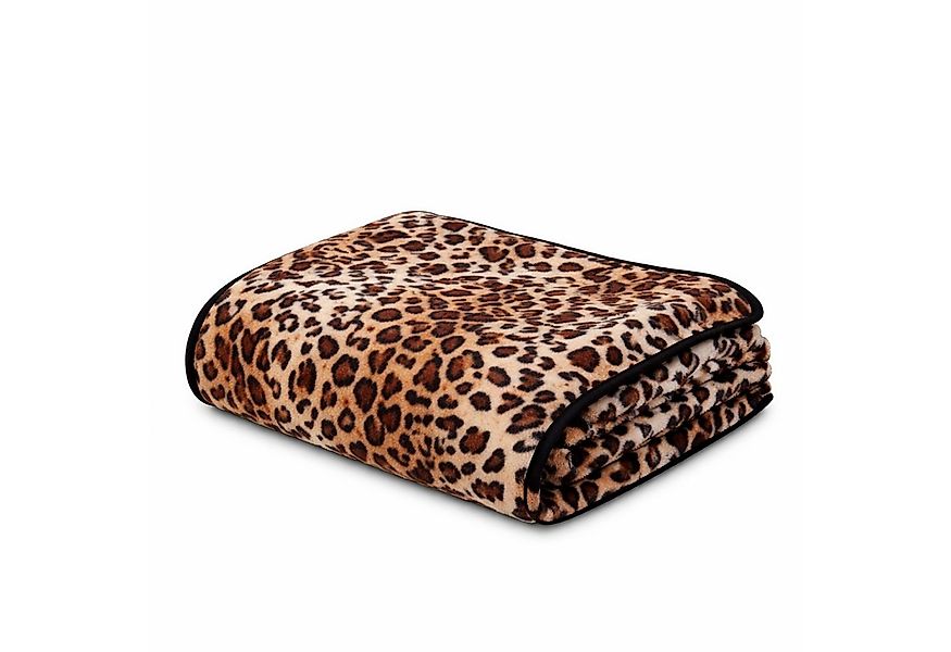 Wohndecke Deluxe, Biederlack, Modisches Leopardenmuster günstig online kaufen