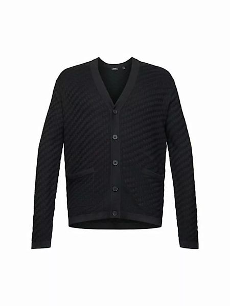 Esprit Collection Strickjacke Cardigan aus Struktur-Strick (1-tlg) günstig online kaufen