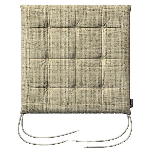 Stuhlkissen Jonas mit Bindeschnur, beige-creme, 40 x 40 x 3,5 cm, Living (1 günstig online kaufen