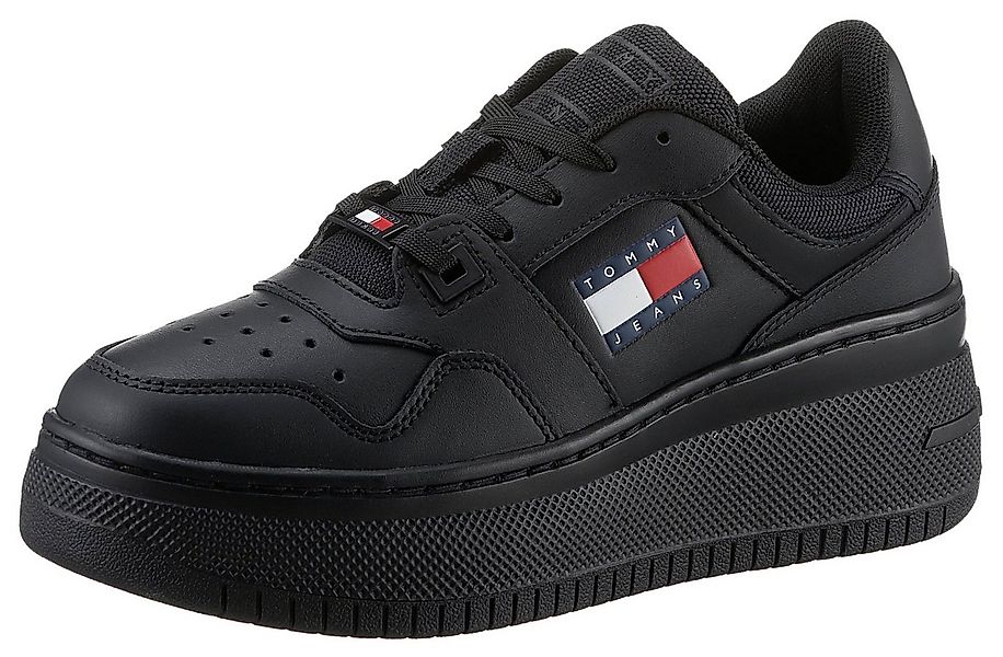 Tommy Jeans TJW RETRO BASKET FLATFORM ESS Plateausneaker mit Logoschriftzug günstig online kaufen