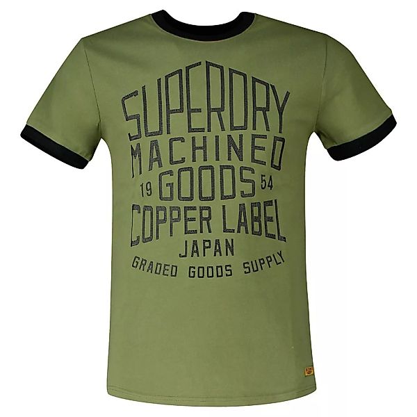Superdry Workwear Ringer 220 Kurzarm T-shirt M Four Leaf Clover günstig online kaufen