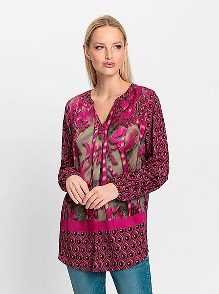 heine Klassische Bluse Druckbluse . günstig online kaufen