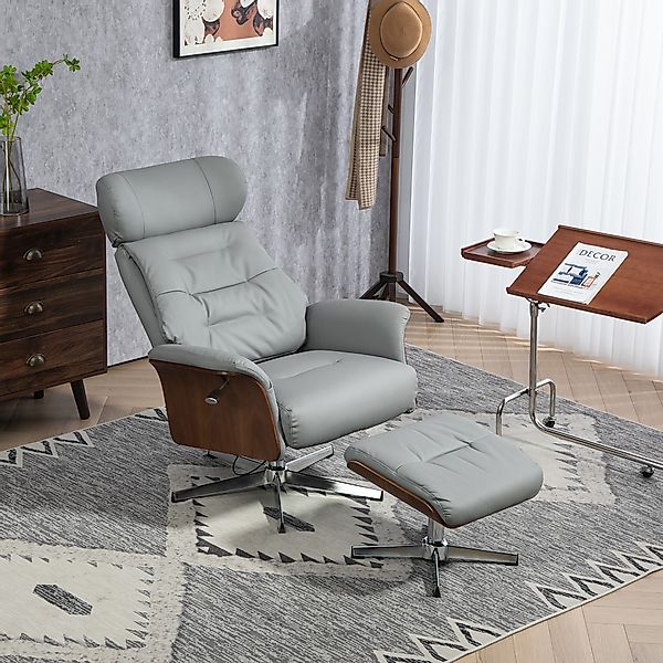HOMCOM Relaxsessel mit Hocker, Fernsehsessel mit Liegefunktion, verstellbar günstig online kaufen