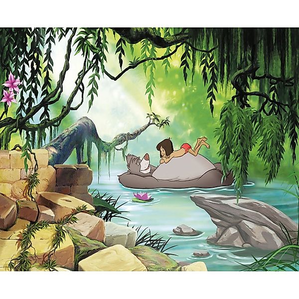Disney Fototapete The Jungle Book Multicolor 368 x 254 cm 610958 günstig online kaufen