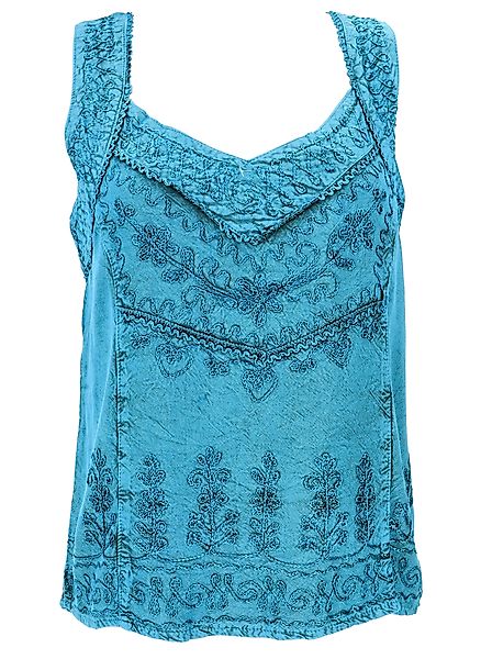 Guru-Shop T-Shirt Besticktes indisches Hippie Top, günstig online kaufen