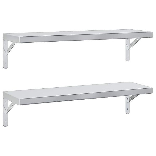 vidaXL Regal Wandregale 2 Stk. 75x23,5 günstig online kaufen