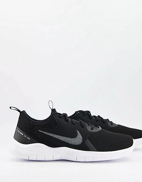 Nike Running – Flex Experience Run 10 – Sneaker in Schwarz und Weiß günstig online kaufen