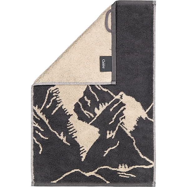 Cawö Handtücher Alpenchic Edition Berge 6269 - Farbe: granit - 73 - Gästetu günstig online kaufen