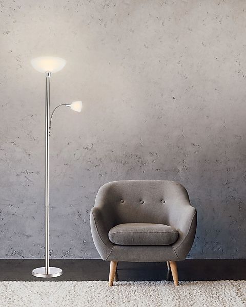 GLOBO LIGHTING Stehlampe »BLADE« E27 1 Stk. Stehleuchte, Flexo, Fluter und günstig online kaufen