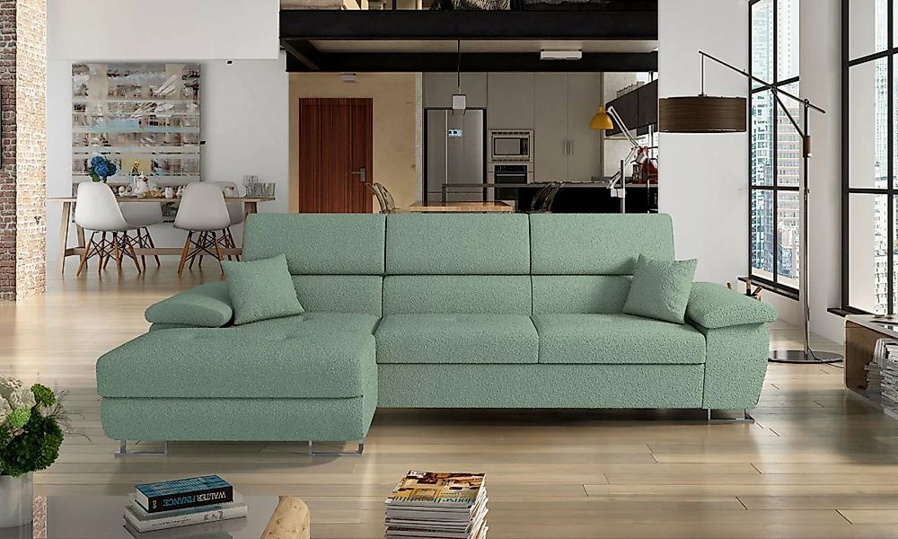 MIRJAN24 Ecksofa Cotere Mini Premium, mit Schlaffunktion und Bettkasten, Po günstig online kaufen