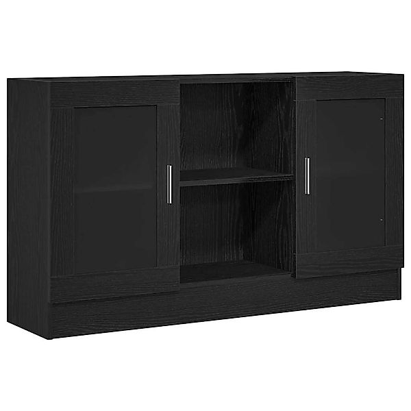 vidaXL Sideboard Schwarz 120 x 30,5 x 70 cm Holzwerkstoff 862522 günstig online kaufen