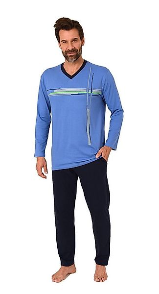 Normann Pyjama Normann Herren Schlafanzug langarm Pyjama - auch in Übergröß günstig online kaufen
