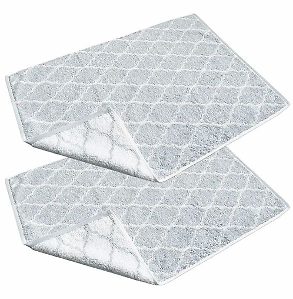 framsohn frottier Badematte »Tiles«, beidseitig nutzbar, Baumwolle, Badvorl günstig online kaufen