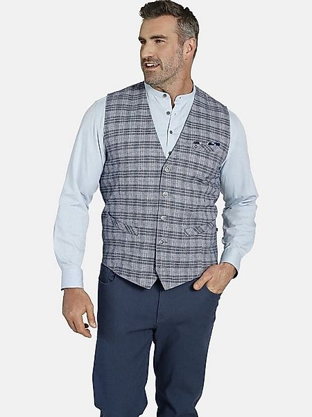 Charles Colby Anzugweste DUKE NIVEN im modischen Glencheck-Muster günstig online kaufen