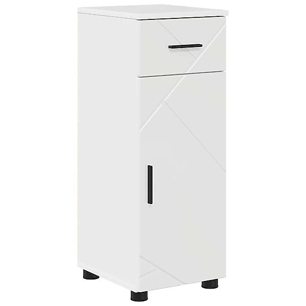vidaXL Badezimmerspiegelschrank Badezimmer Schrank Hochglanz-Weiß 30 günstig online kaufen